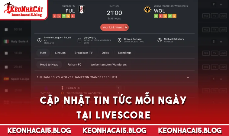 cap nhat tin tuc moi ngay tai livescore Cập nhật tin tức mỗi ngày tại Livescore